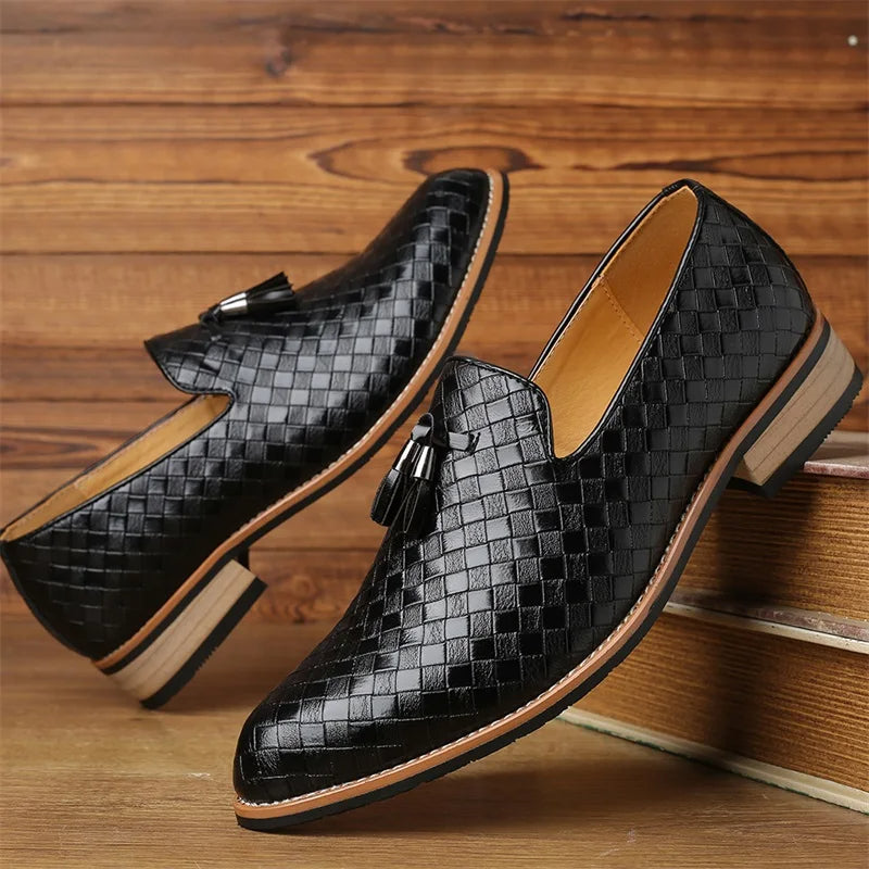 Classic Textured Loafers