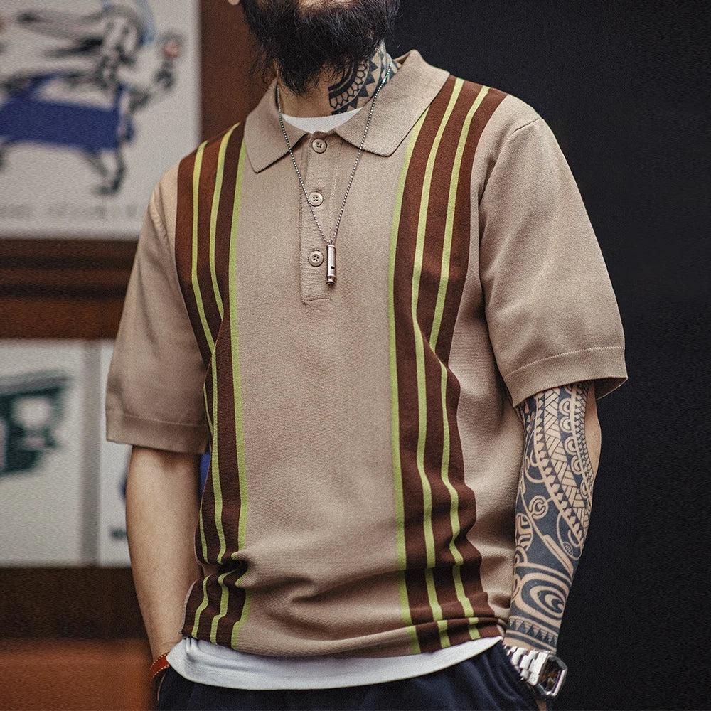 Vintage Mocha Polo Shirt