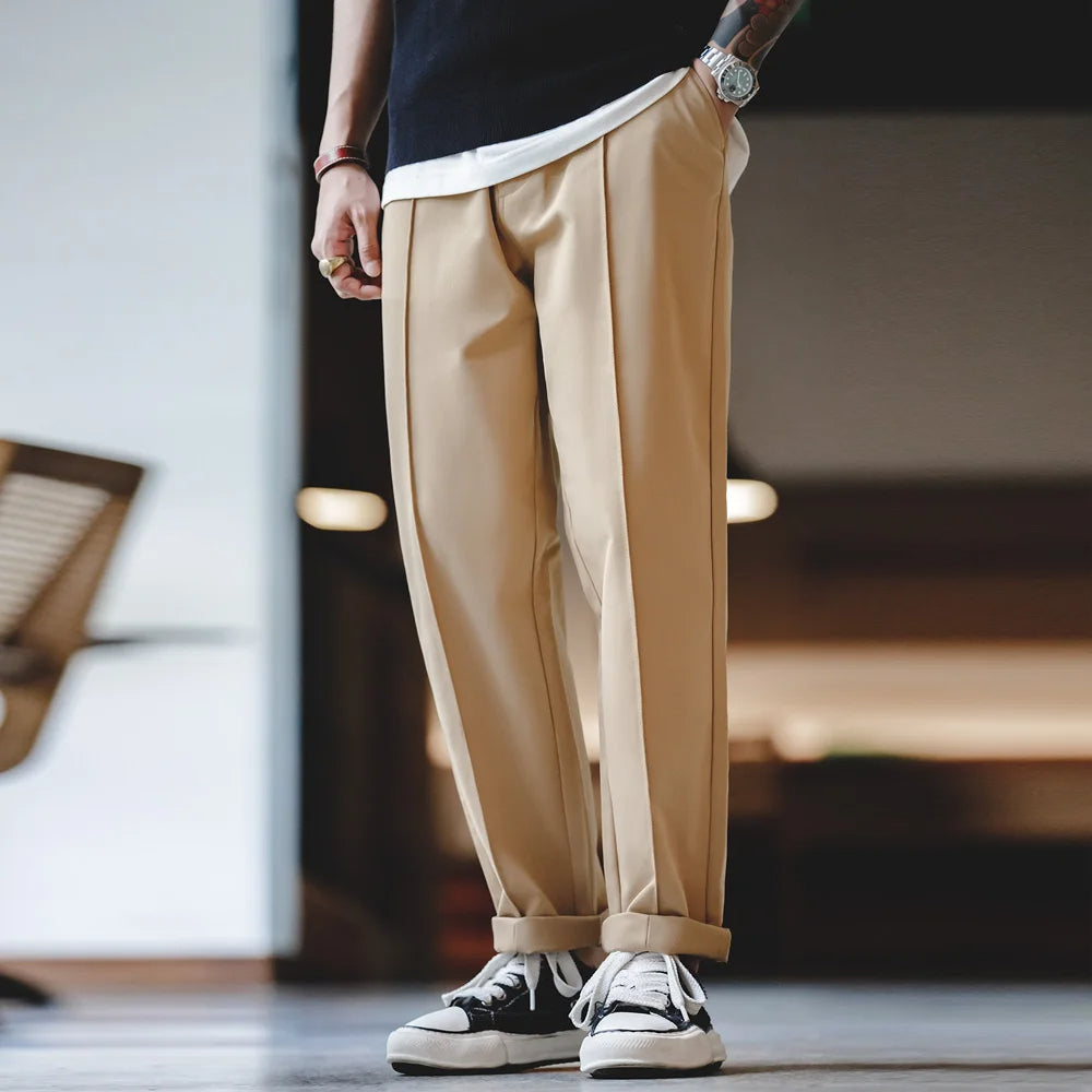 Pleated Casual Pants