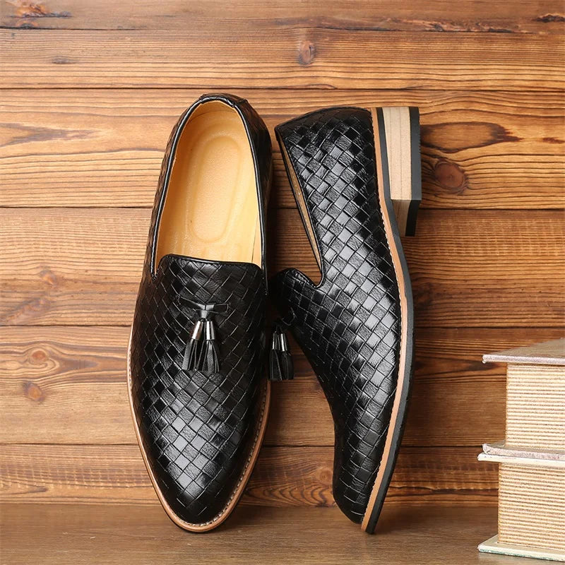 Classic Textured Loafers