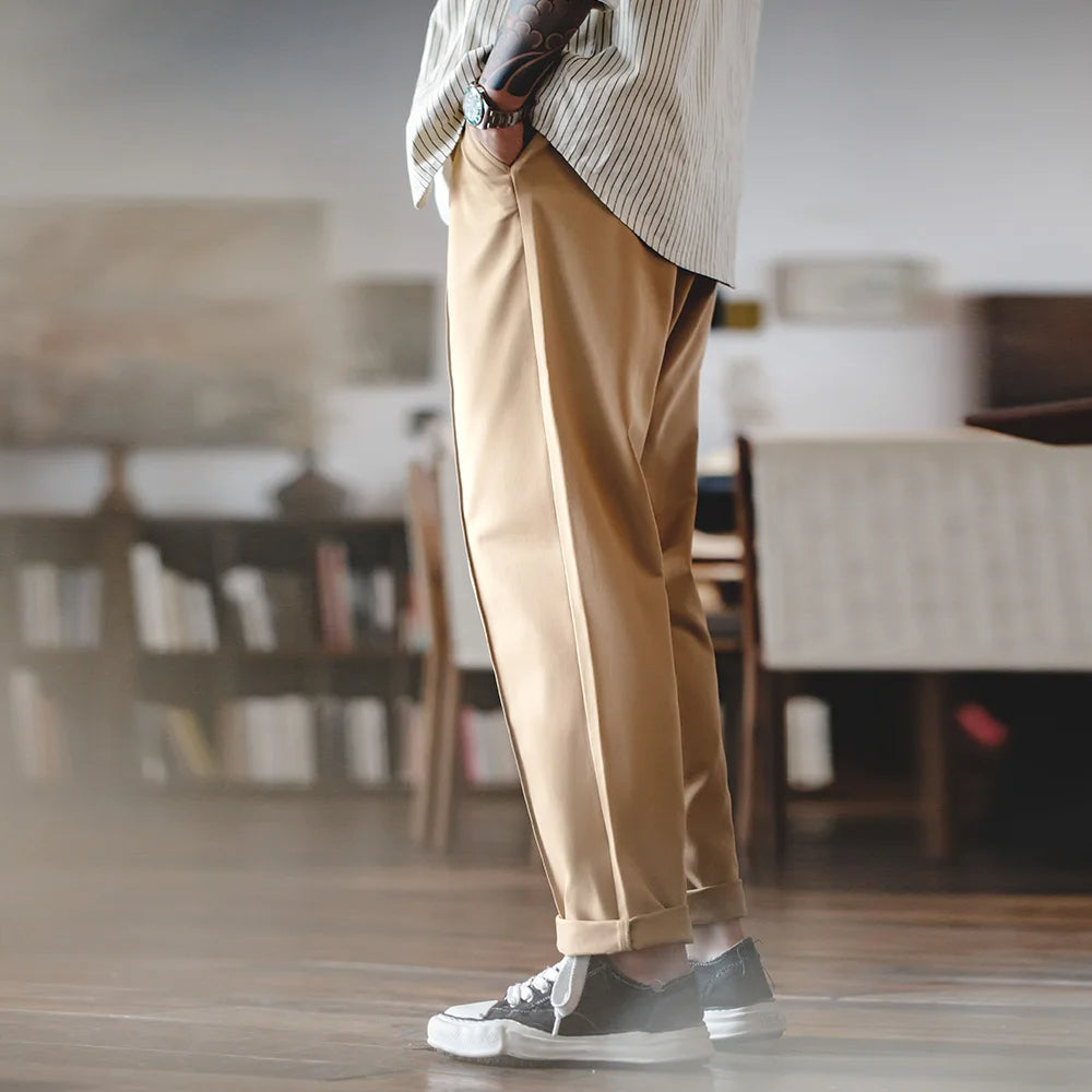 Pleated Casual Pants