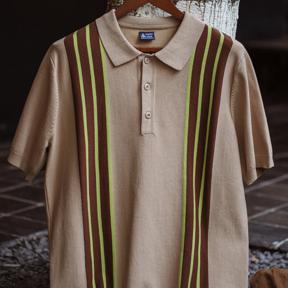 Vintage Mocha Polo Shirt