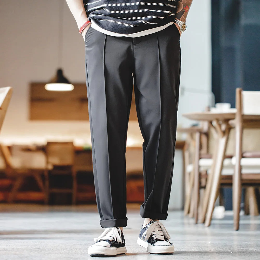 Pleated Casual Pants