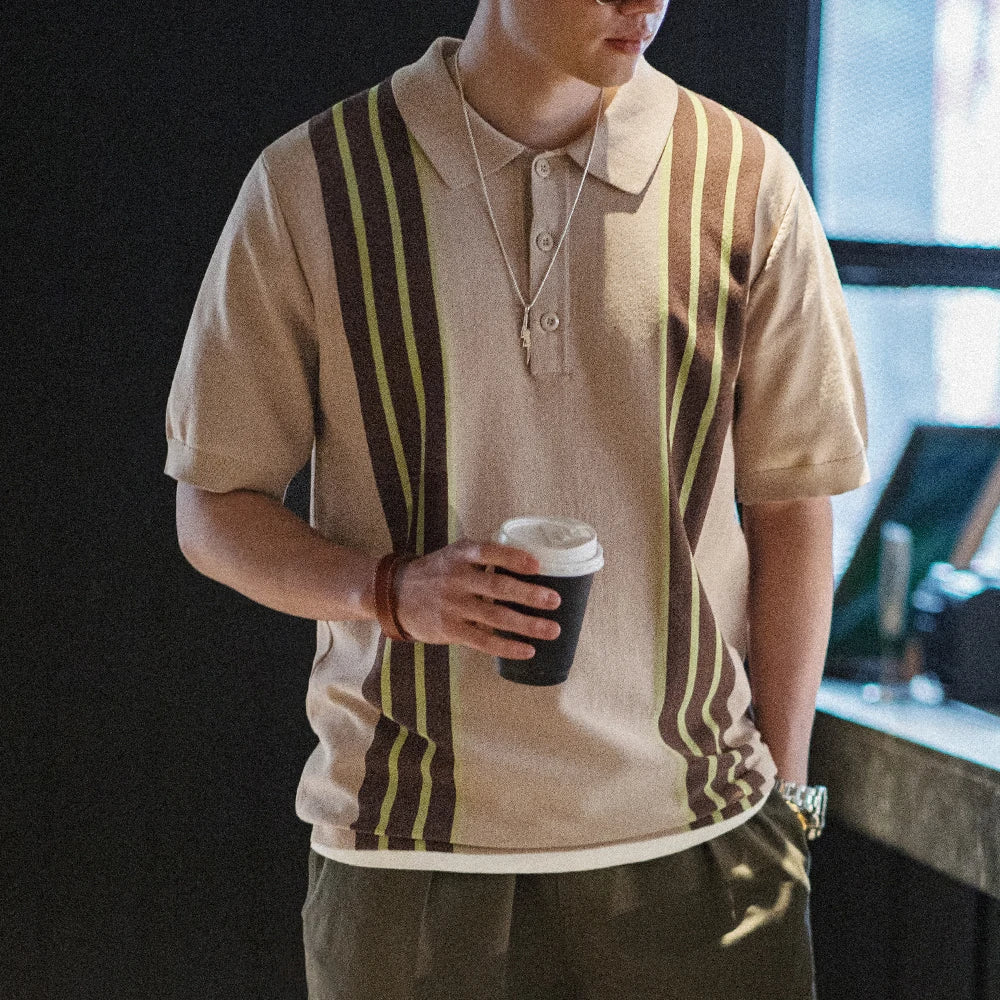 Vintage Mocha Polo Shirt