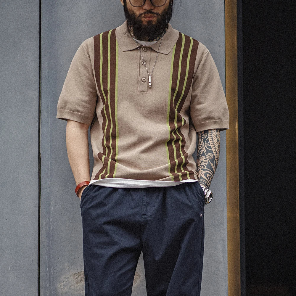 Vintage Mocha Polo Shirt