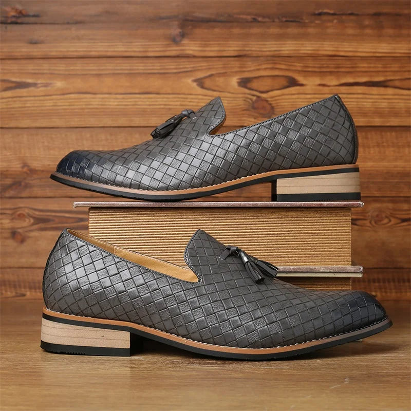Classic Textured Loafers
