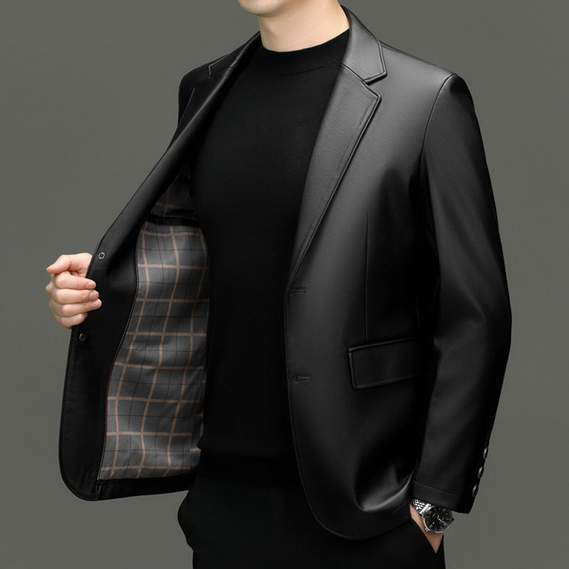 The Vice Leather Blazer