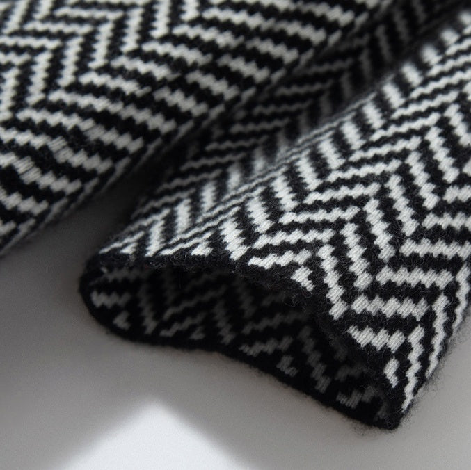 Herringbone Cashmere Blazer