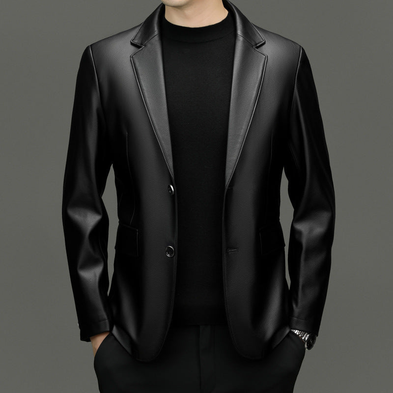 The Vice Leather Blazer