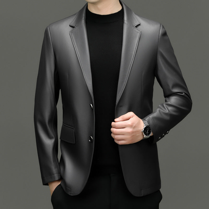 The Vice Leather Blazer