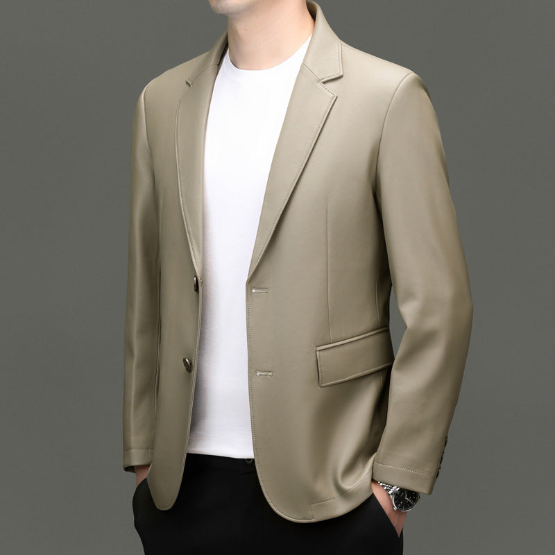 The Vice Leather Blazer