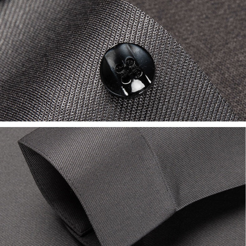 Mandarin Collar Business Shirt