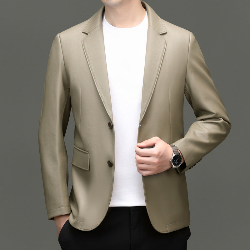 The Vice Leather Blazer