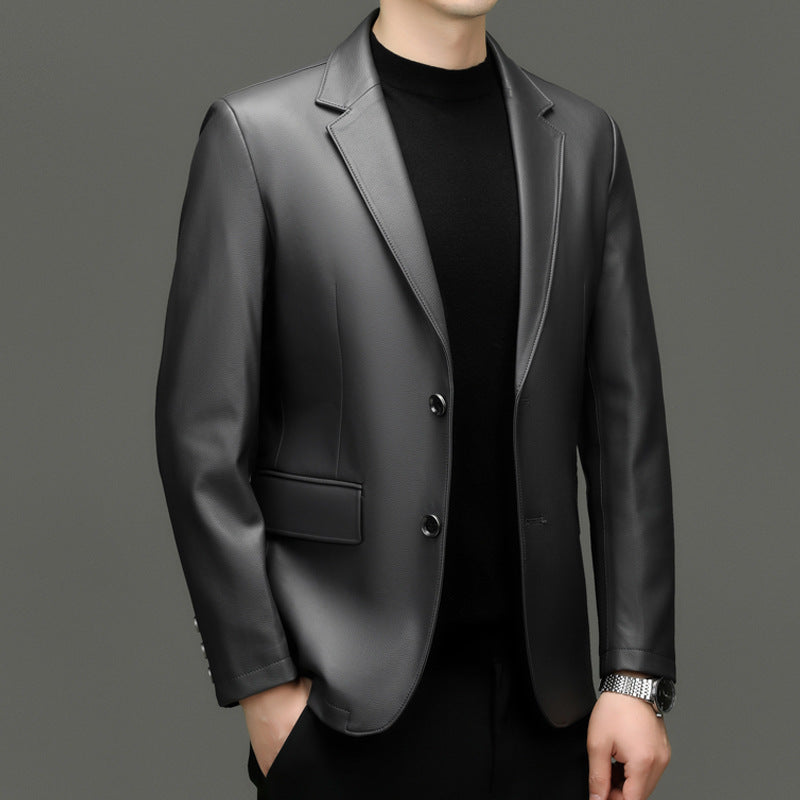 The Vice Leather Blazer