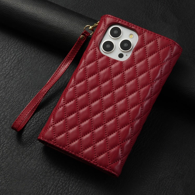 Quilted Clutch iPhone Wallet Case