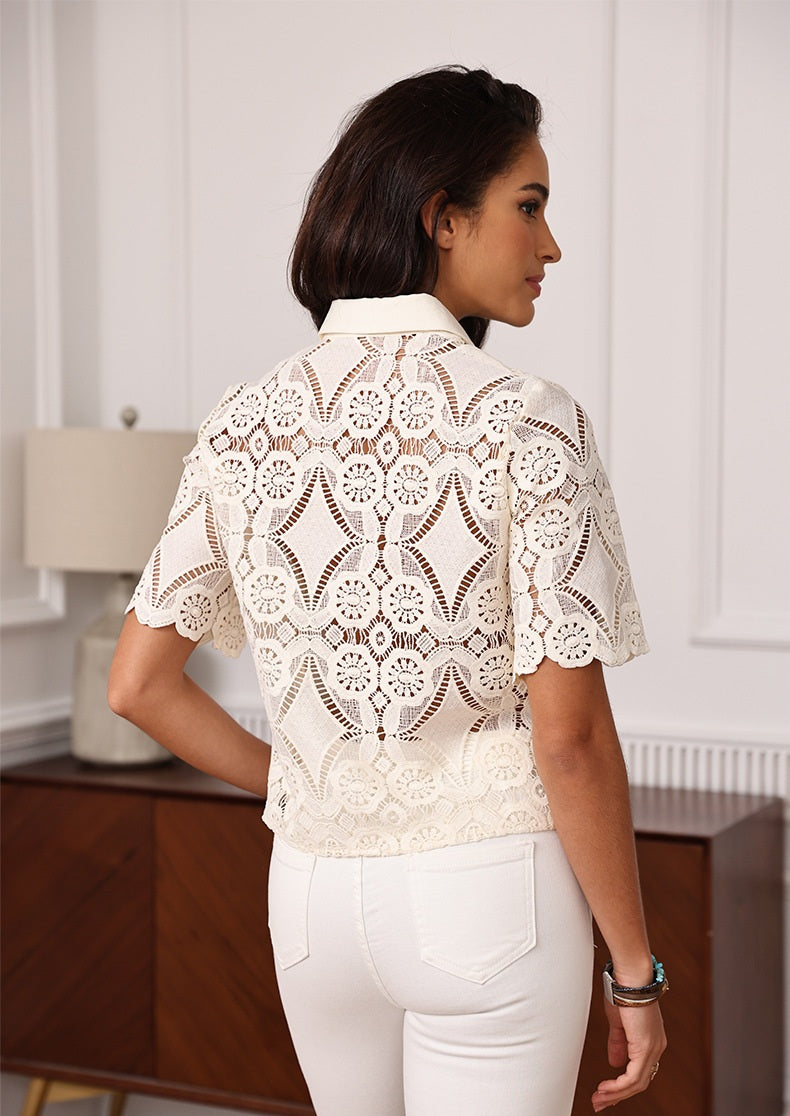 Tuscan Eyelet Blouse