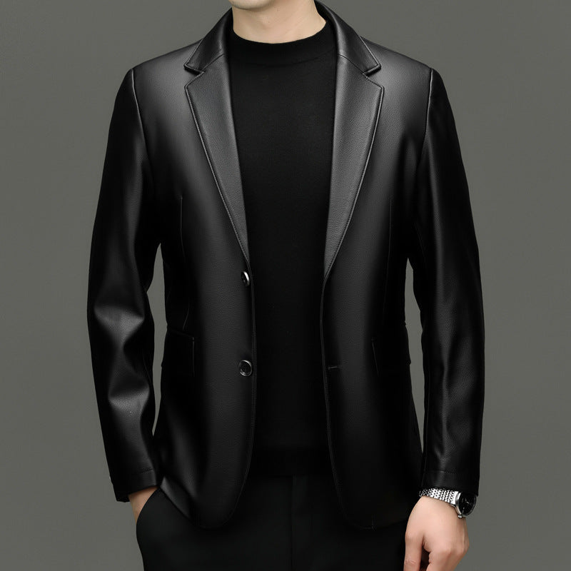 The Vice Leather Blazer