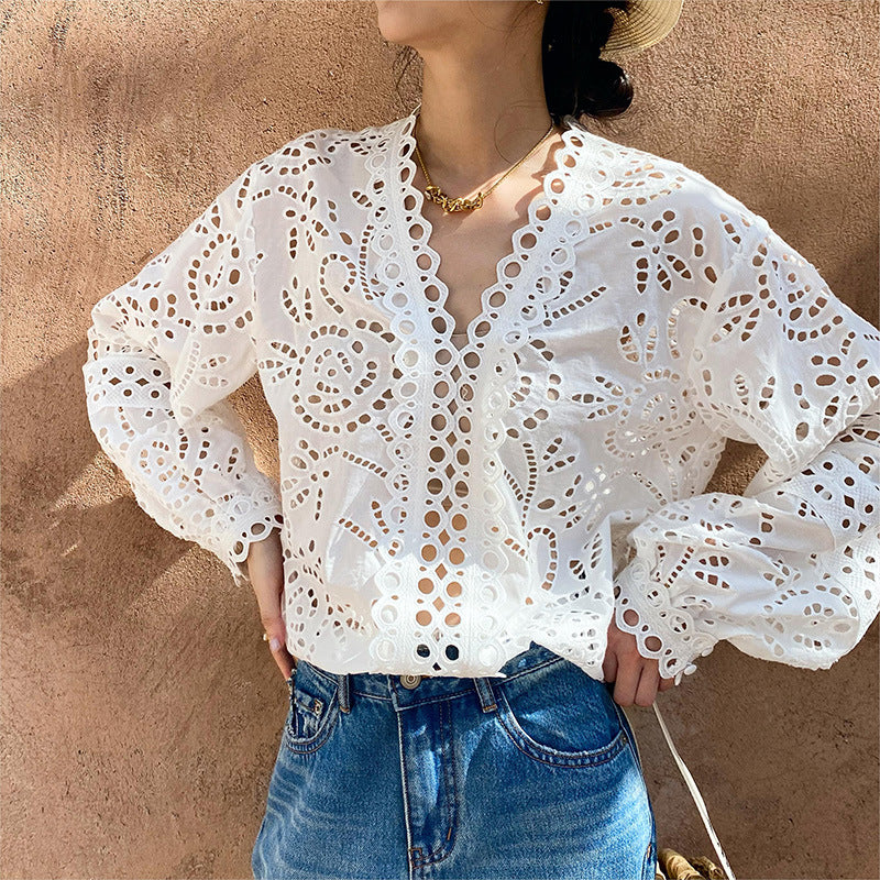 Vienna Eyelet Blouse