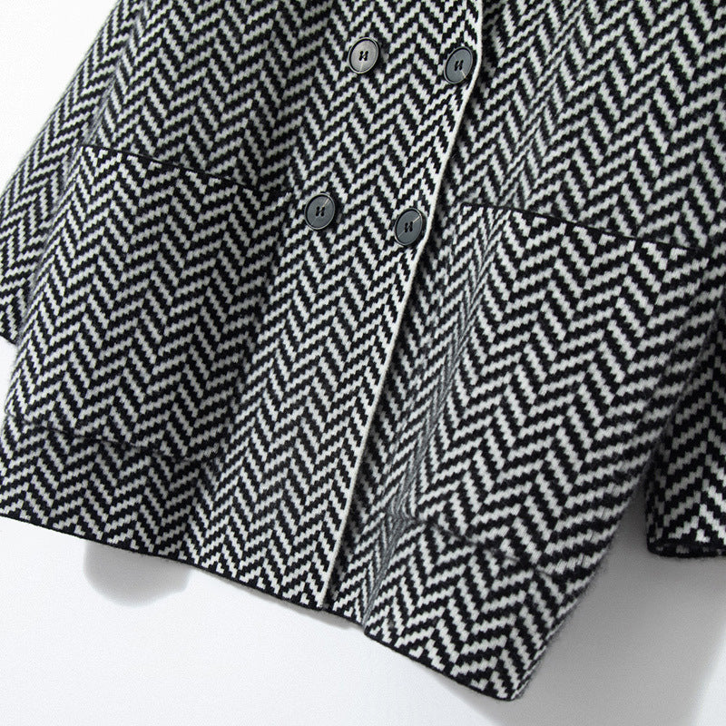 Herringbone Cashmere Blazer