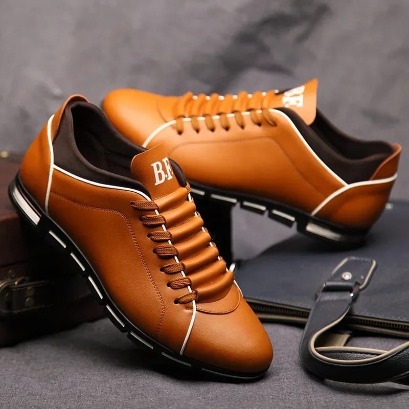 B.F Leather Sneakers