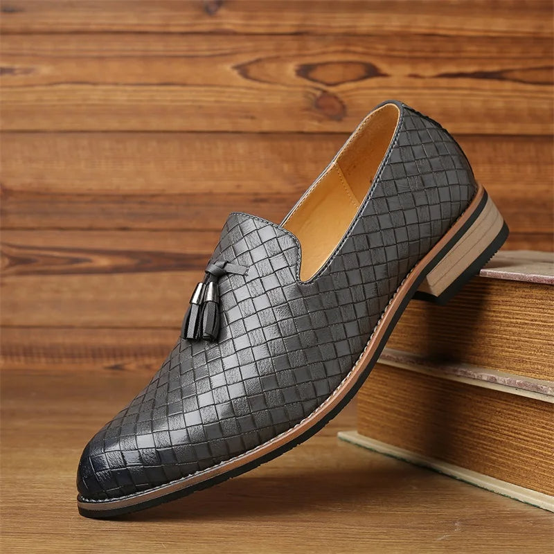 Classic Textured Loafers