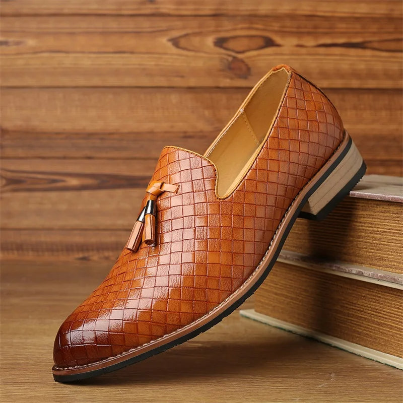 Classic Textured Loafers