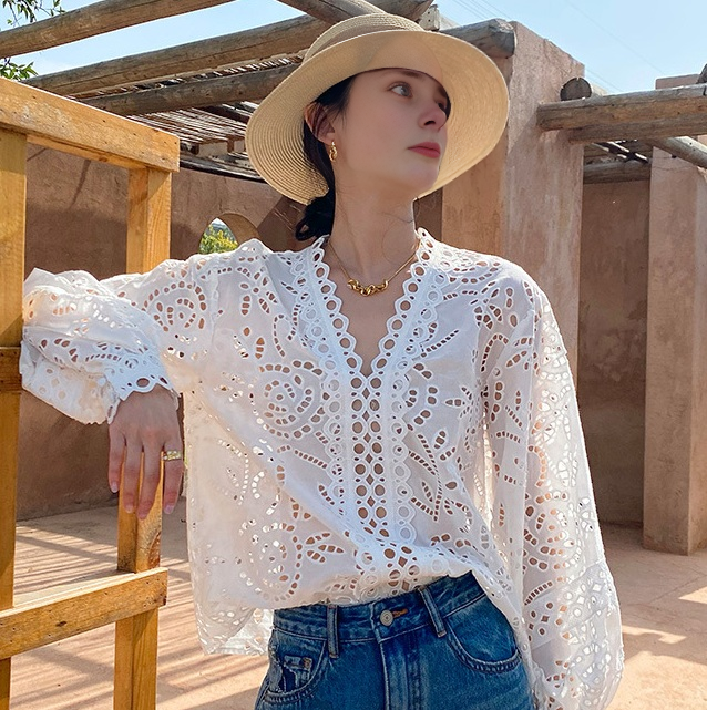 Vienna Eyelet Blouse