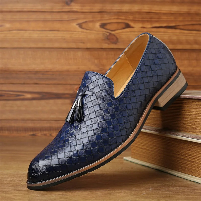 Classic Textured Loafers