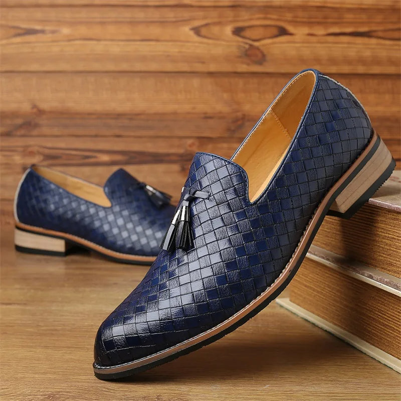 Classic Textured Loafers