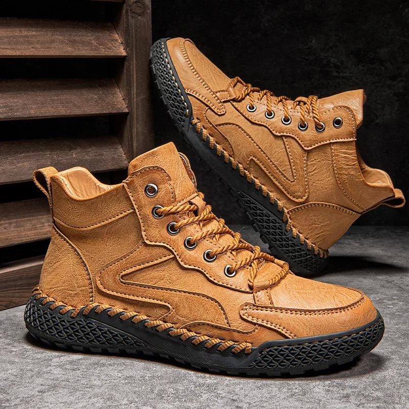 Premium Leather Hiking Boots