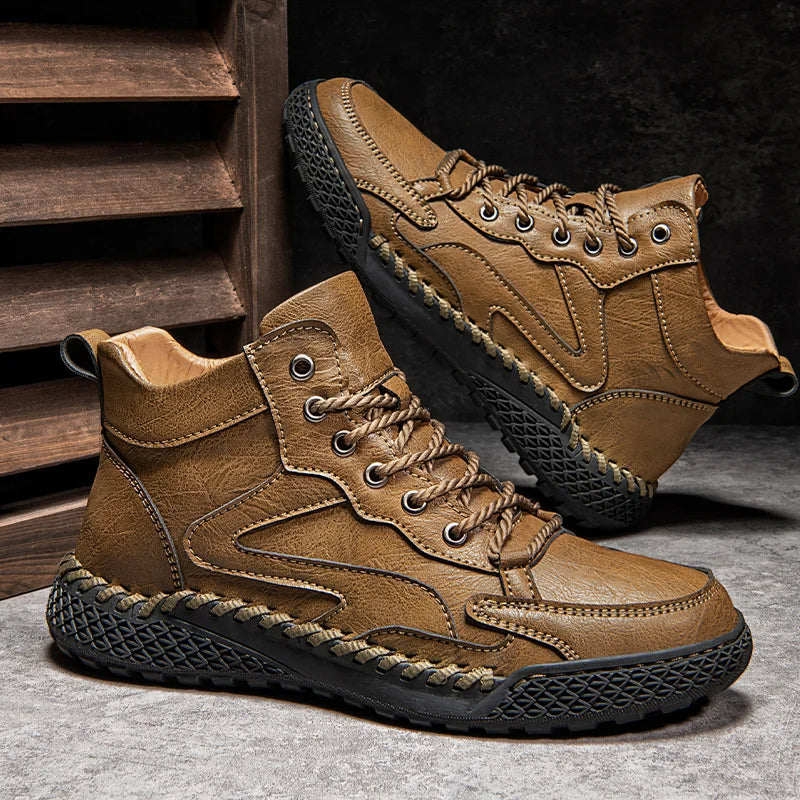 Premium Leather Hiking Boots