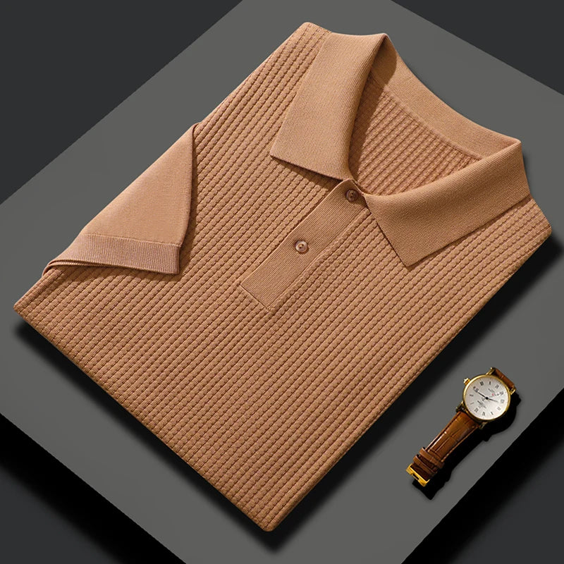 Mulberry Silk Polo Shirt