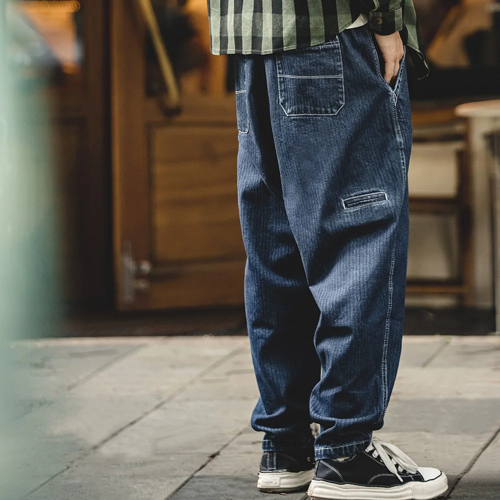 Vintage Herringbone Trousers
