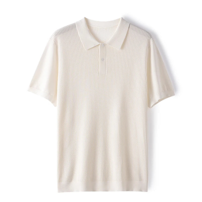 Mulberry Silk Polo Shirt