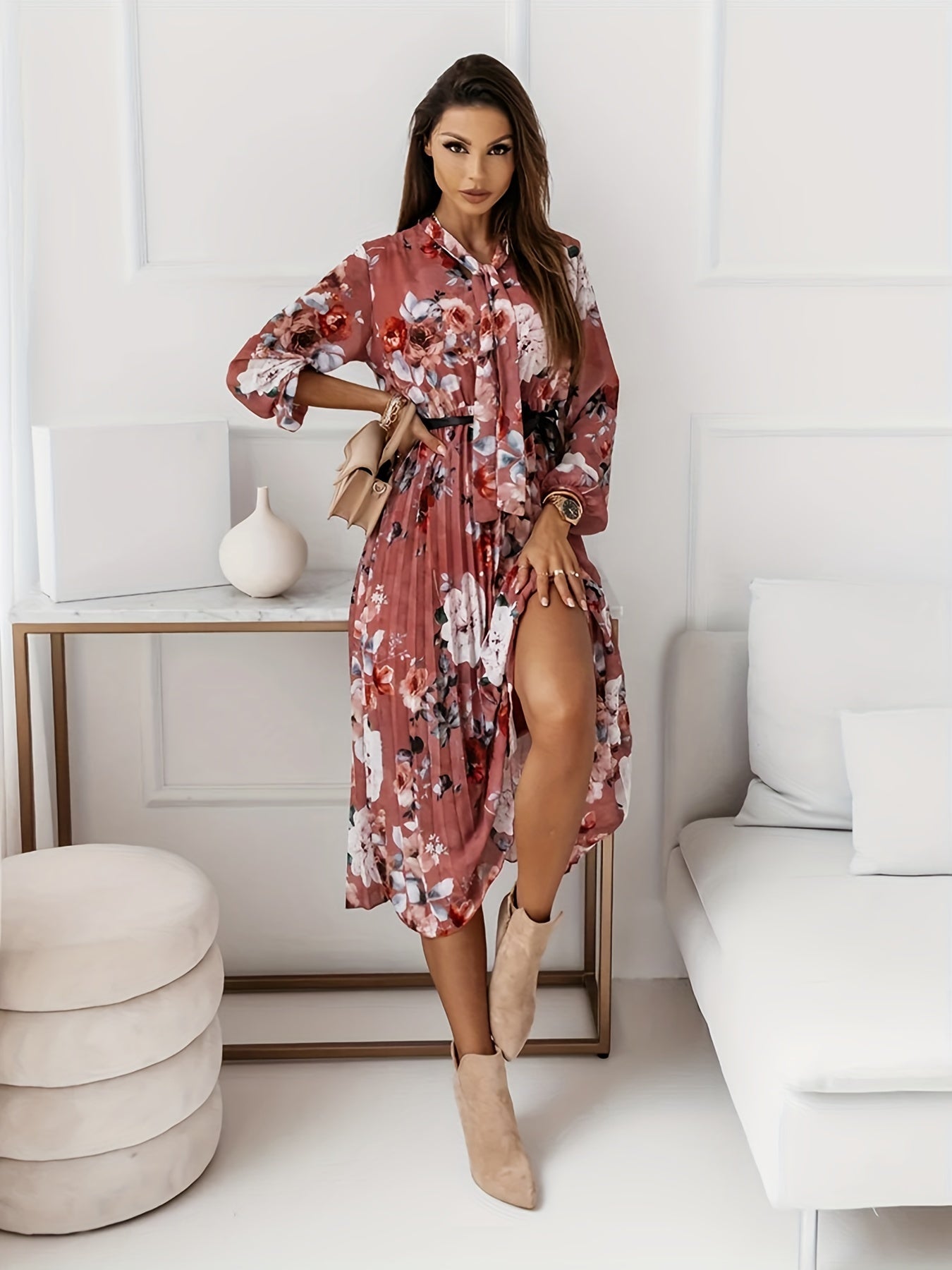 Tuscan Floral Dress