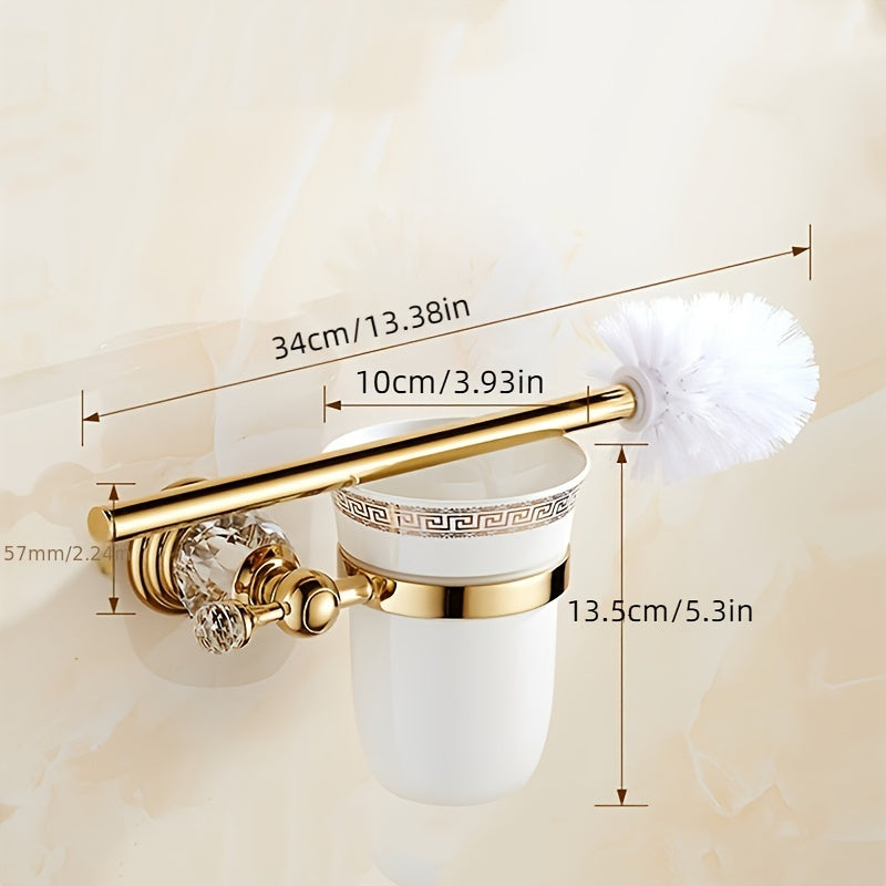 European Toilet Brush and Holder Set