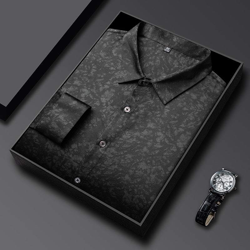 Noir Silk Signature Shirt