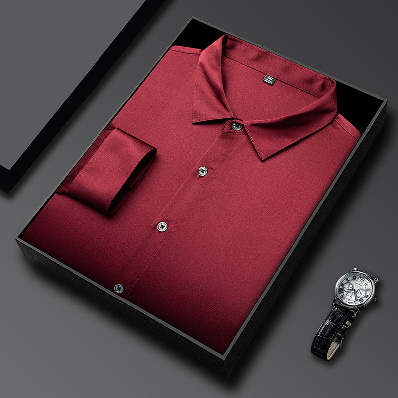 Onyx Silk Business Shirt