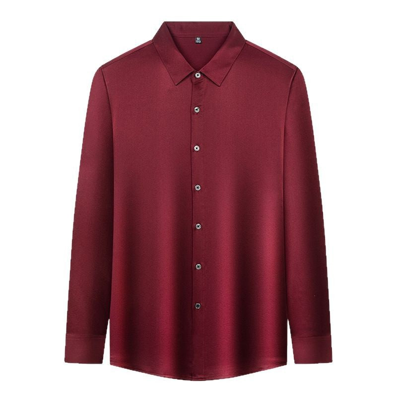 Onyx Silk Business Shirt