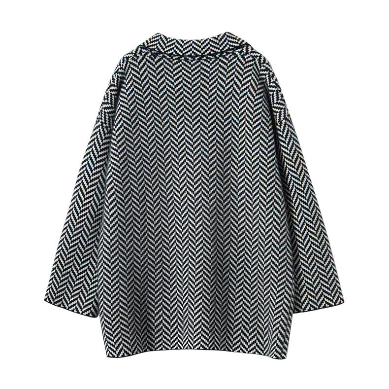Herringbone Cashmere Blazer