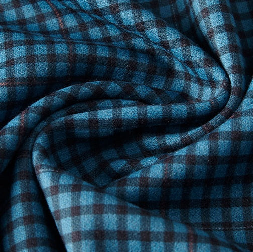 Azure Wool Business Shirt