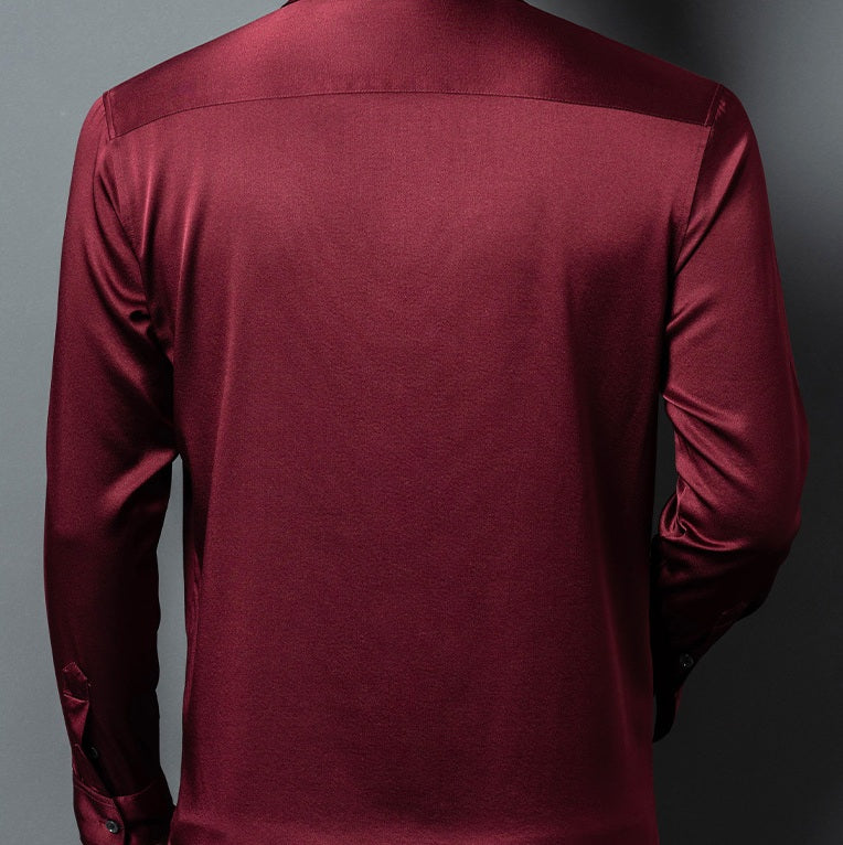 Onyx Silk Business Shirt