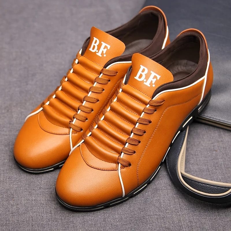 B.F Leather Sneakers